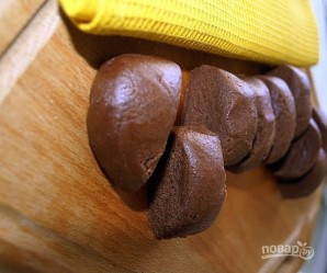 Печенье с карамелью в шоколаде - фото шаг 5