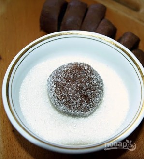 Печенье с карамелью в шоколаде - фото шаг 8