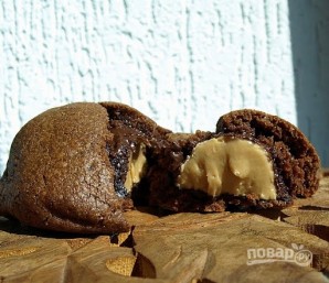 Печенье с карамелью в шоколаде - фото шаг 11