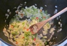 Салат с рисом