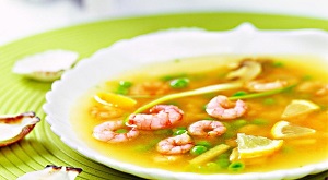Первые блюда с морепродуктами