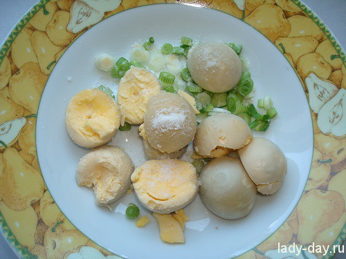 Окрошка на кефире