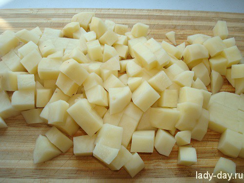 Окрошка на кефире