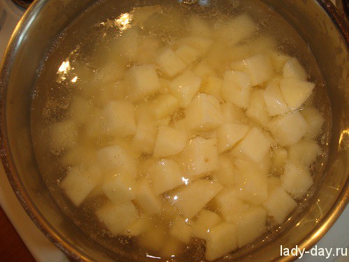 Окрошка на кефире