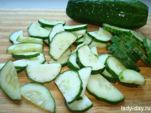 Окрошка на кефире