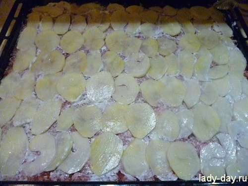 Картофельная запеканка с грибами