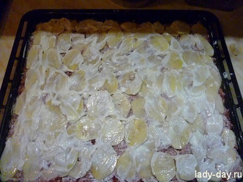 Картофельная запеканка с грибами