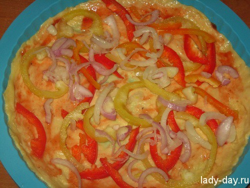 Пицца с шампиньонами