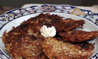 Картофельные драники с грибами - фото шаг 6