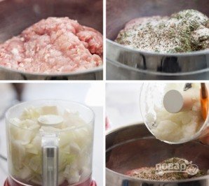 Куриные котлеты с сюрпризом - фото шаг 2