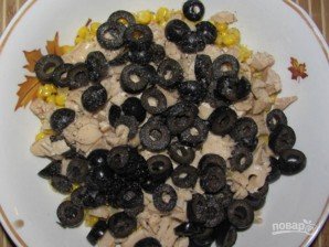 Салат из консервированных шампиньонов - фото шаг 3