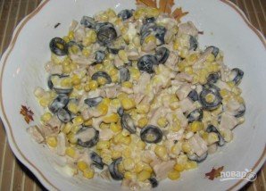 Салат из консервированных шампиньонов - фото шаг 4