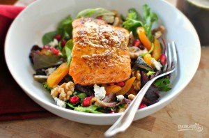 Салат из красной рыбы (семги) - фото шаг 4