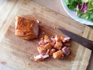 Салат из куриной грудки с грибами - фото шаг 6