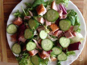 Салат из куриной грудки с грибами - фото шаг 7