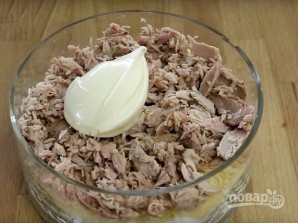 Салат из тунца и яиц - фото шаг 3