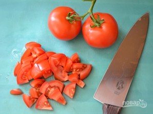 Салат с белой фасолью консервированной - фото шаг 4