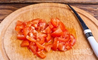 Салат с маринованными мидиями - фото шаг 2