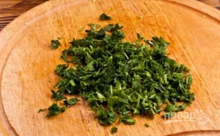 Салат с маринованными мидиями - фото шаг 5