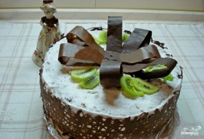 Торт с бантом - фото шаг 5