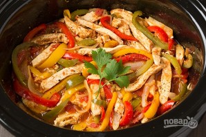 Тушеная курица с овощами в мультиварке - фото шаг 6