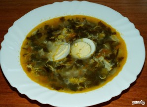 Вкусный зеленый борщ со щавелем - фото шаг 5