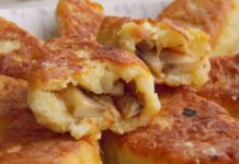 Зразы из картофеля с грибной начинкой