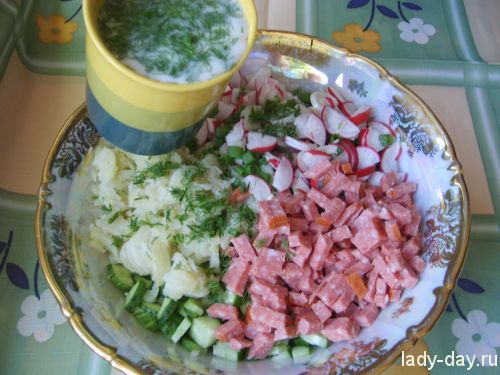 Как приготовить окрошку