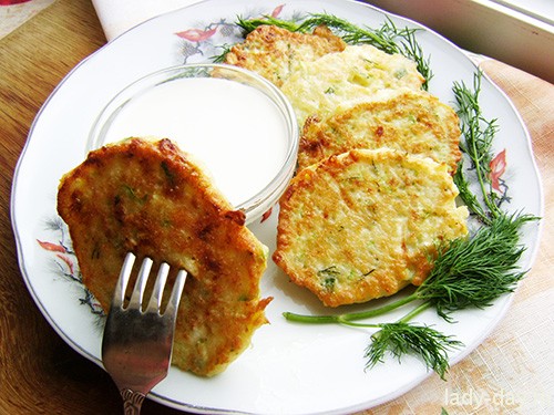 Оладьи из кабачков