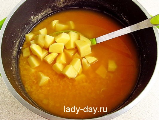 Гороховый суп с фрикадельками