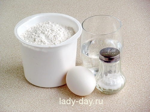 Тесто пельменное 1