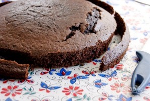 Бисквитный торт с безе и орехами - фото шаг 9