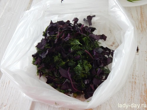 укроп и базилик