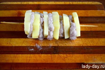 Кебаб с картошкой