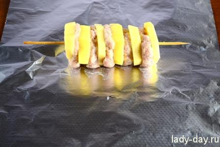 Кебаб с картошкой
