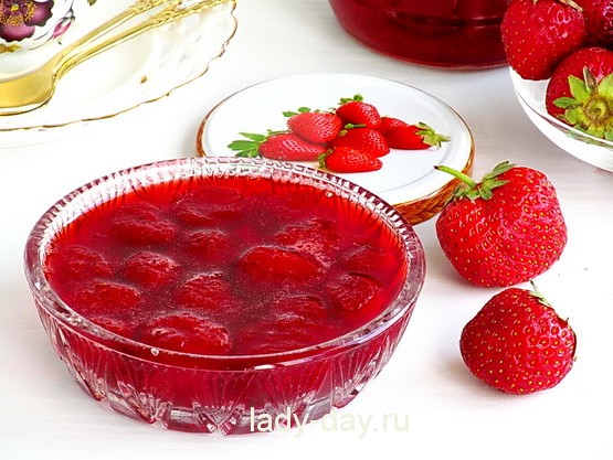 Клубничное варенье рецепт с фото на зиму
