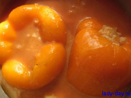 Фаршированный болгарский перец