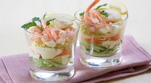 Вкусные рецепты салатов с креветками