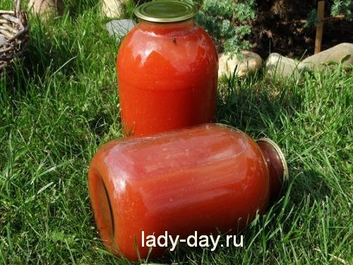 томатный сок в банке