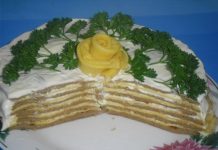 Печеночный торт: рецепт с блинами