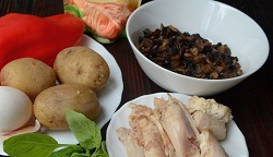 Простые рецепты куриных салатов