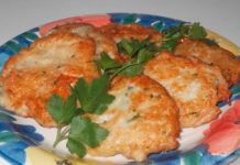 Картофельно-куриные оладьи