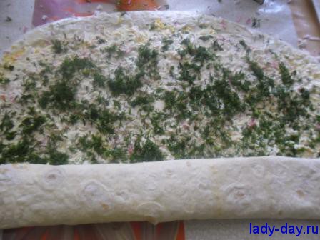 Рулет из лаваша