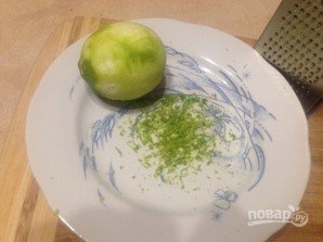 Лаймовые пончики на сгущенном молоке - фото шаг 1