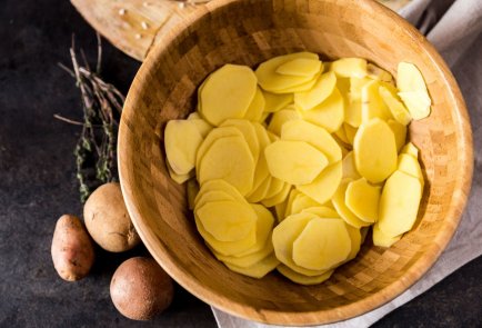 Гратен из картофеля с сыром и сливками