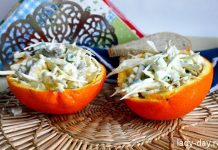 Салат с курицей и капустой