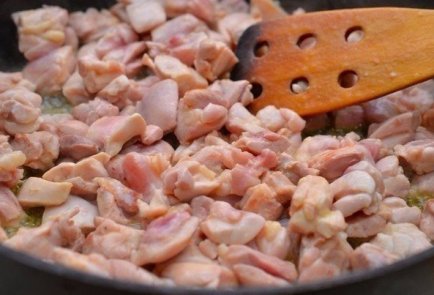 Фарфалле с куриной голенью и медом