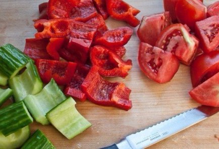 Гаспачо с томатным соком и соусом Табаско