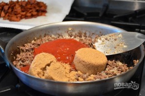 Говядина с фасолью в духовке - фото шаг 4
