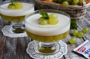 Виноградно-йогуртовое желе - фото шаг 10